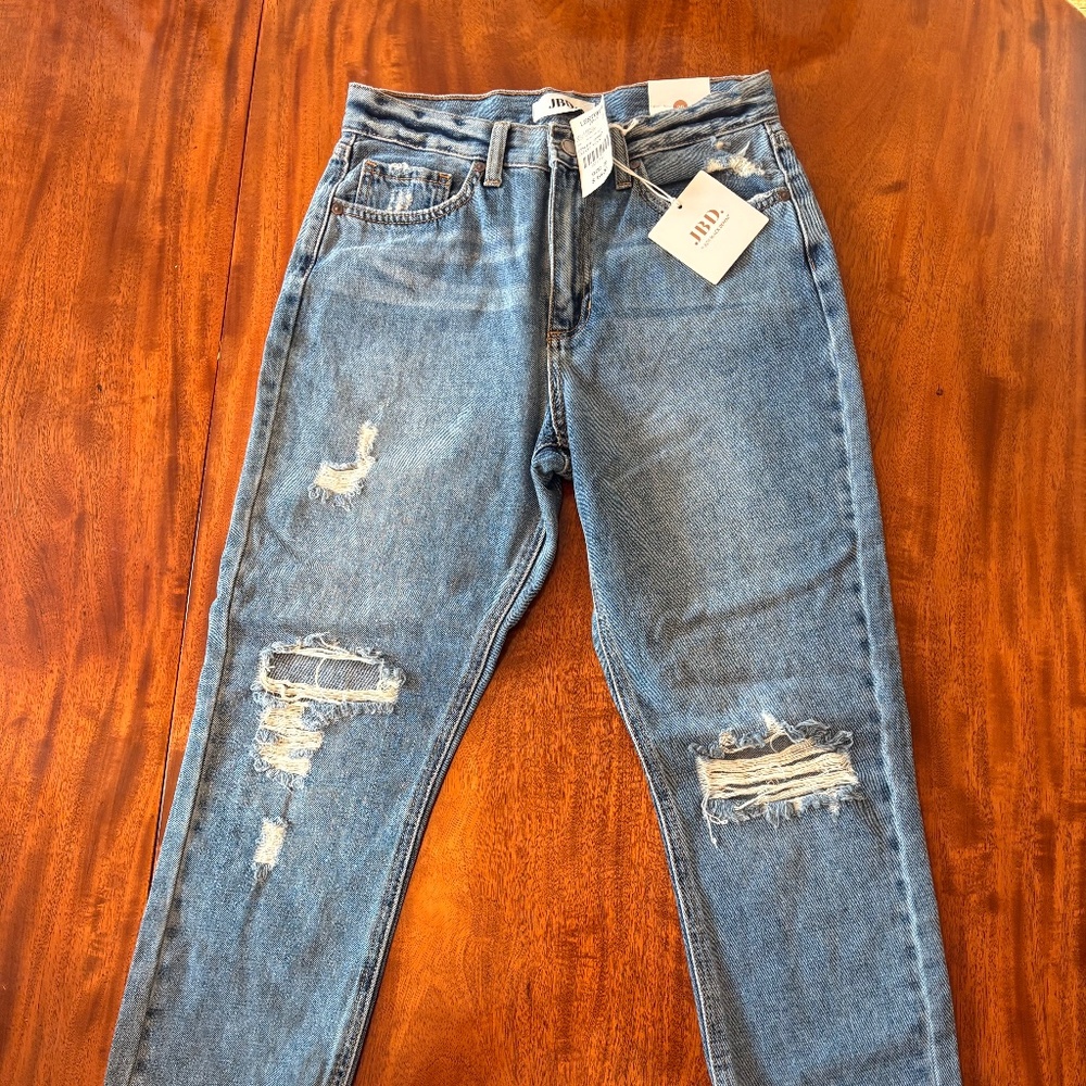 JBD, Distressed Jeans, Size 26, NWT